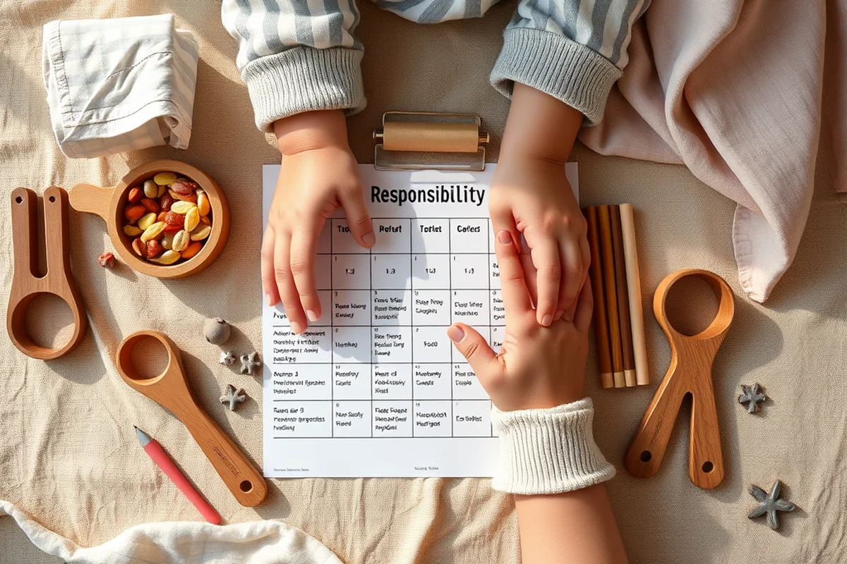 responsibility chart for toddler benefits — Responsibility Chart For Toddler Benefits (the finished result)